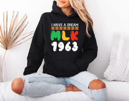 MLK Equality Quote Hoodie – Freedom & Justice Graphic Unisex