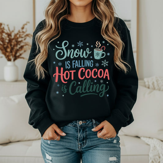 Cozy Winter Days Sweatshirt – Minimal Seasonal Graphic