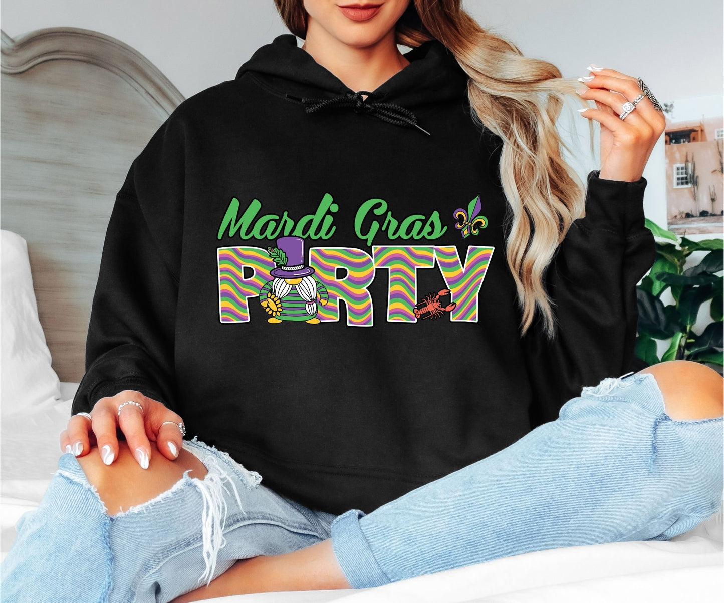 Mardi Gras Hoodie – Funny Festival Quote Design