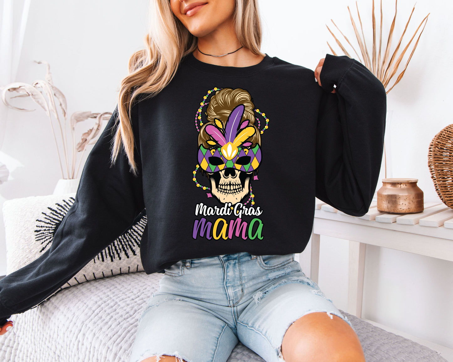Carnival Vibes Only Mardi Gras Sweatshirt