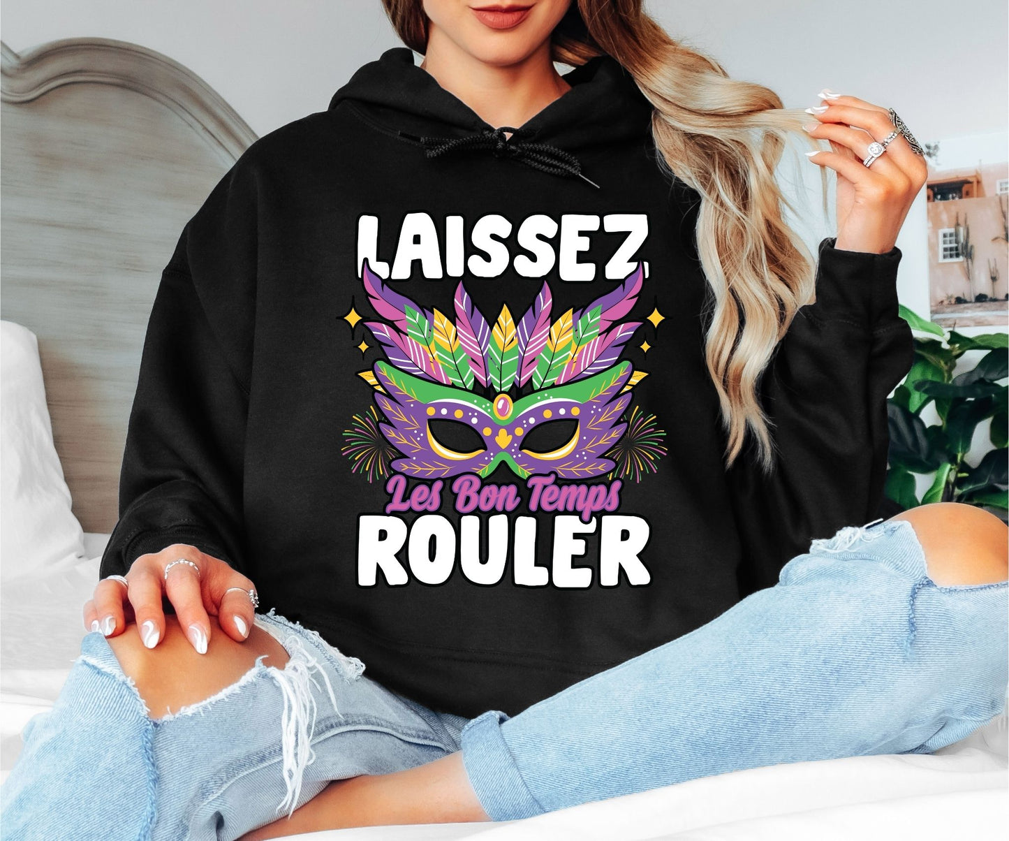 Mardi Gras Celebration Hoodie – Unisex Pullover