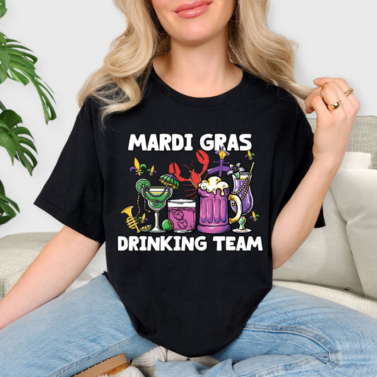 Mardi Gras Graphic Shirt, Carnival Party Wear