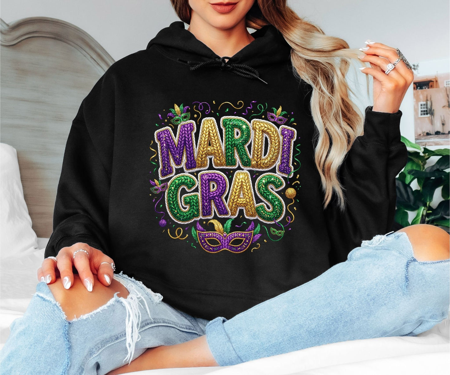 Mardi Gras Hoodie – Fun Fat Tuesday Hoodie
