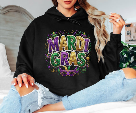 Mardi Gras Hoodie – Fun Fat Tuesday Hoodie