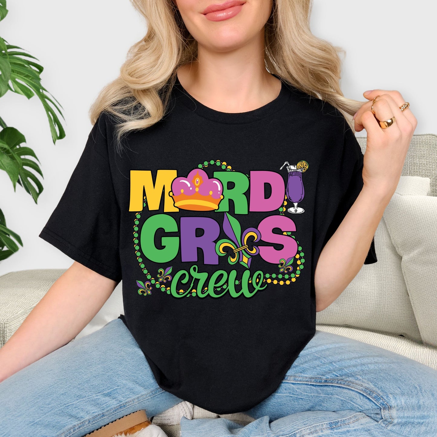 Carnival Inspired Shirt for Mardi Gras