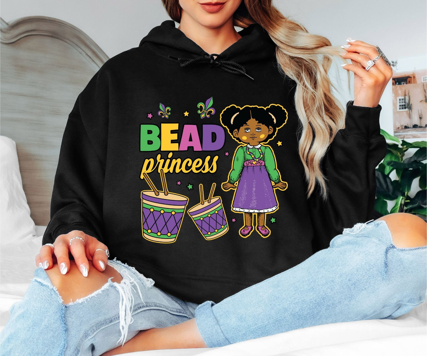 Mardi Gras Hoodie – Let the Good Times Roll Design