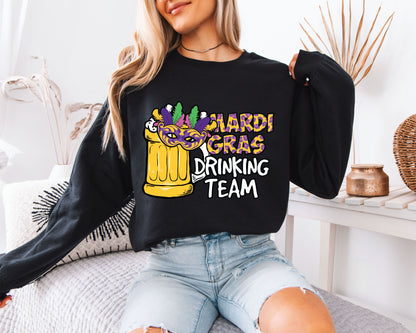 Mardi Gras Inspired Festival Crewneck