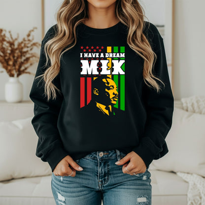 Martin Luther King Jr. Dream of Unity Sweatshirt – Iconic Rights Design