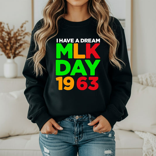 MLK Peace & Equality Sweatshirt – Civil Rights Graphic