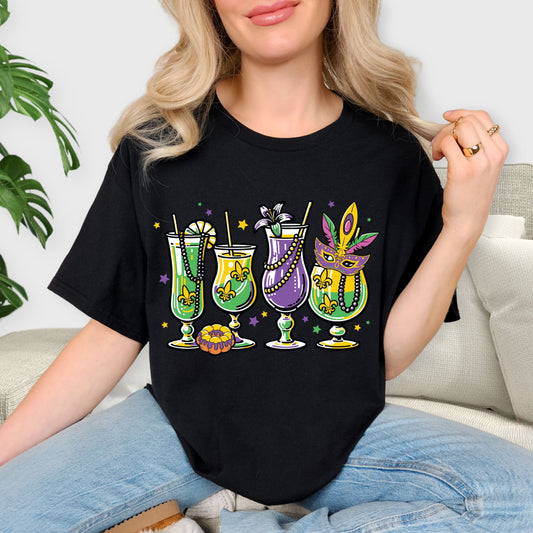 Mardi Gras Graphic Tee for Parade Season