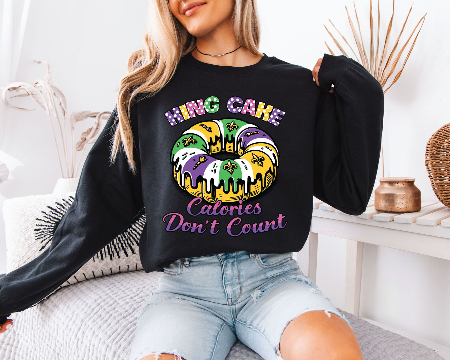 Mardi Gras Ready Festival Crewneck