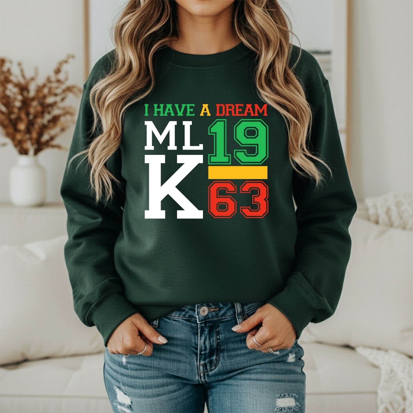 MLK Dream of Equality Sweatshirt – Inspirational Civil Rights Apparel