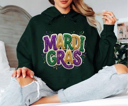 Mardi Gras Hoodie – Bold Carnival Energy