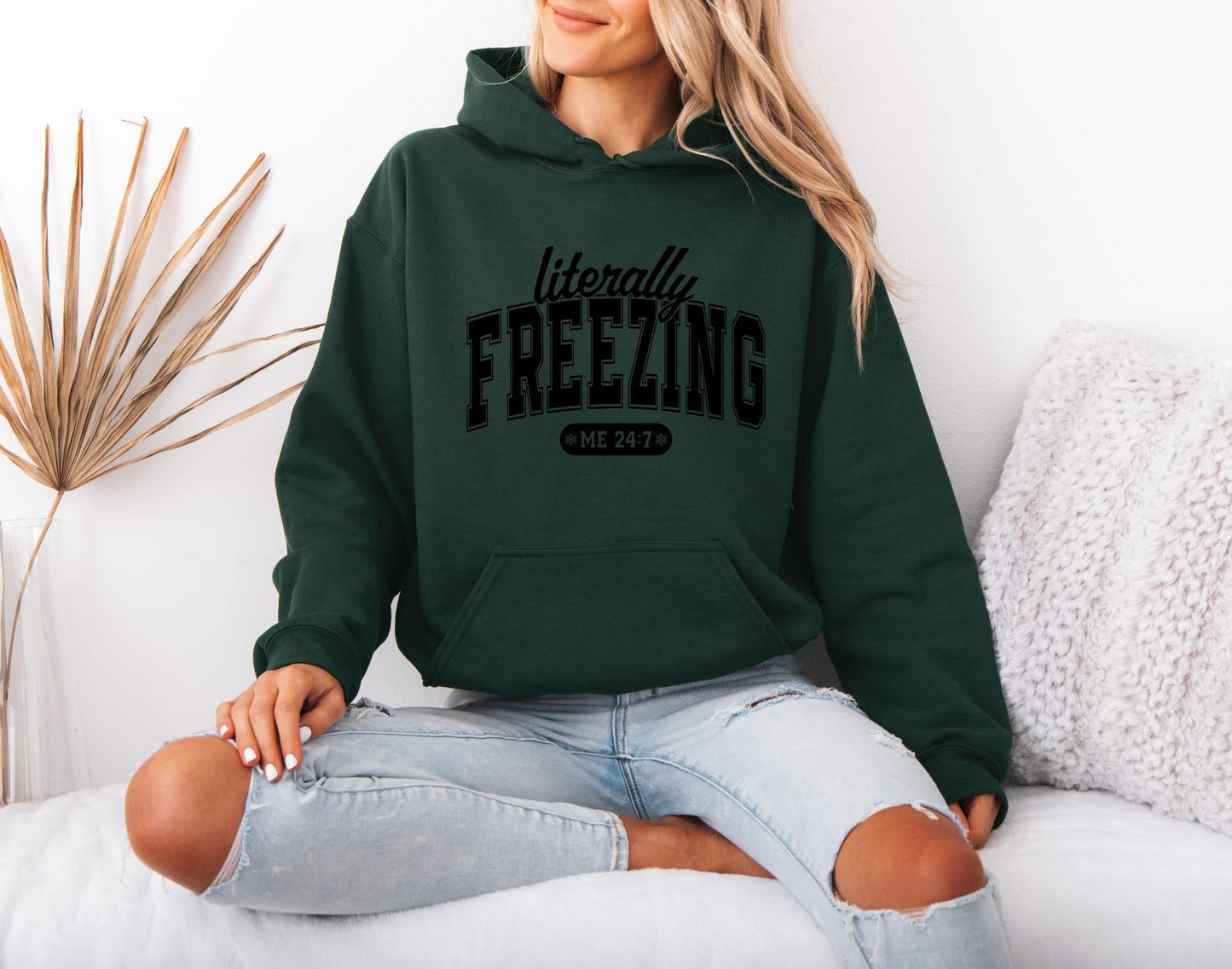 Winter Snow Vibes Hoodie – Cold Season Inspired Style