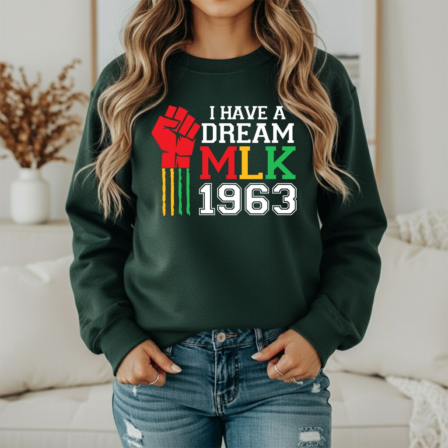 MLK Human Freedom Sweatshirt – Social Justice Message
