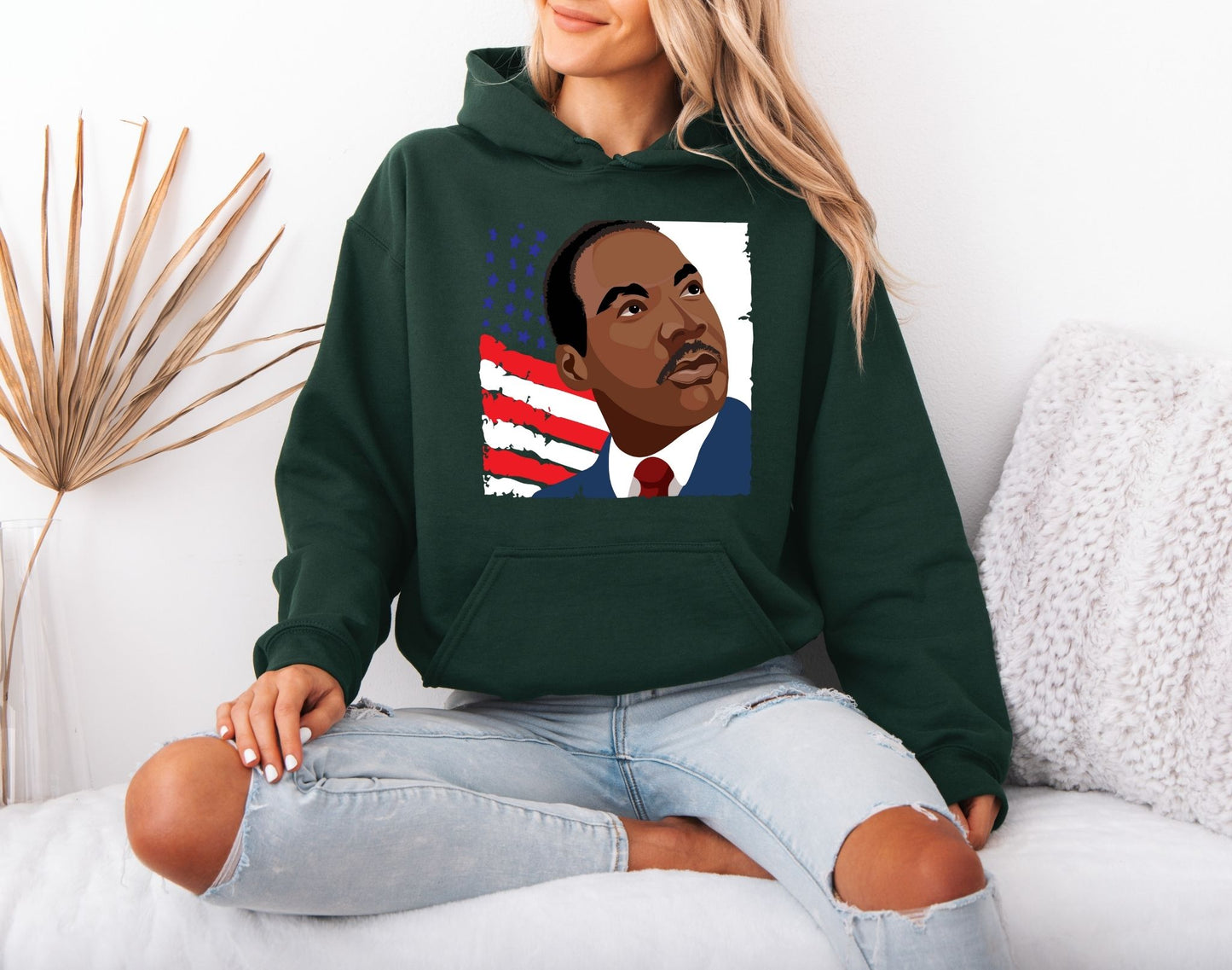 Martin Luther King Jr. Graphic Hoodie – Equality Matters Design