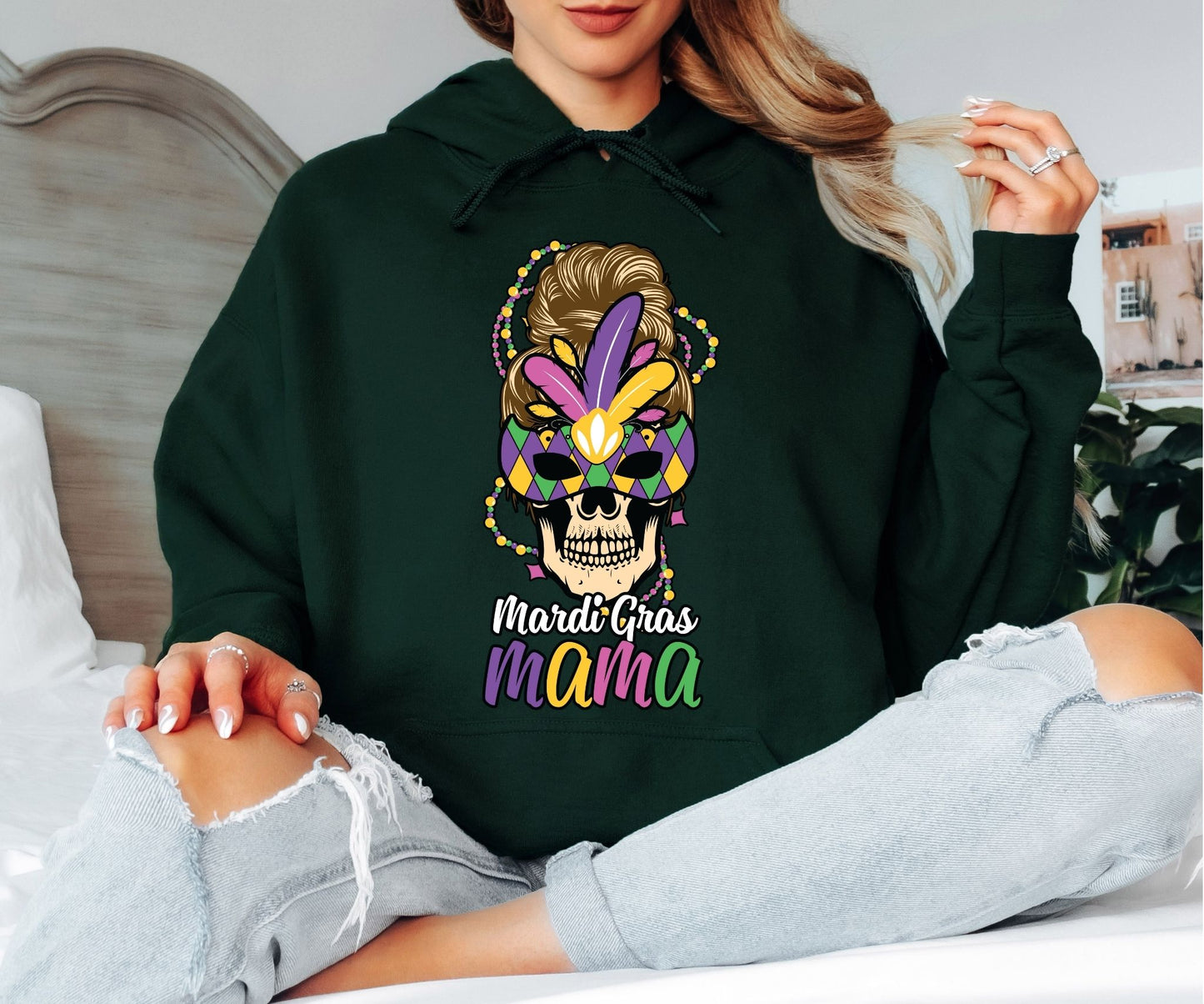 Mardi Gras Hoodie – Unisex Carnival Pullover