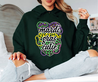 Mardi Gras Hoodie – Classic Carnival Colors Design