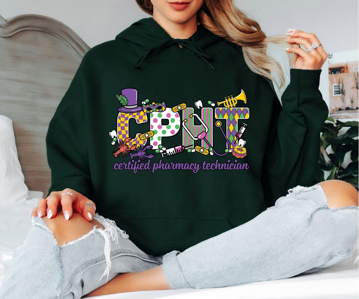 Mardi Gras Hoodie – Parade Day Pullover