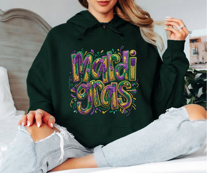 Mardi Gras Hoodie – Carnival Season Vibes