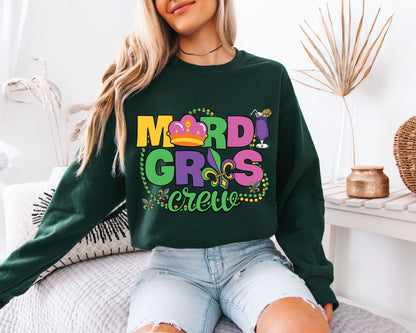 Mardi Gras Season Favorite Cozy Sweatshirt