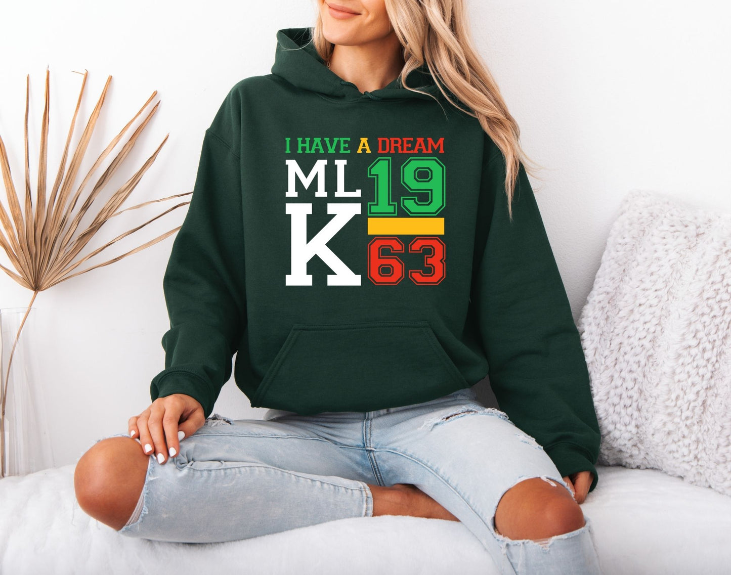 Martin Luther King Jr. Inspirational Hoodie – Civil Rights Icon Design