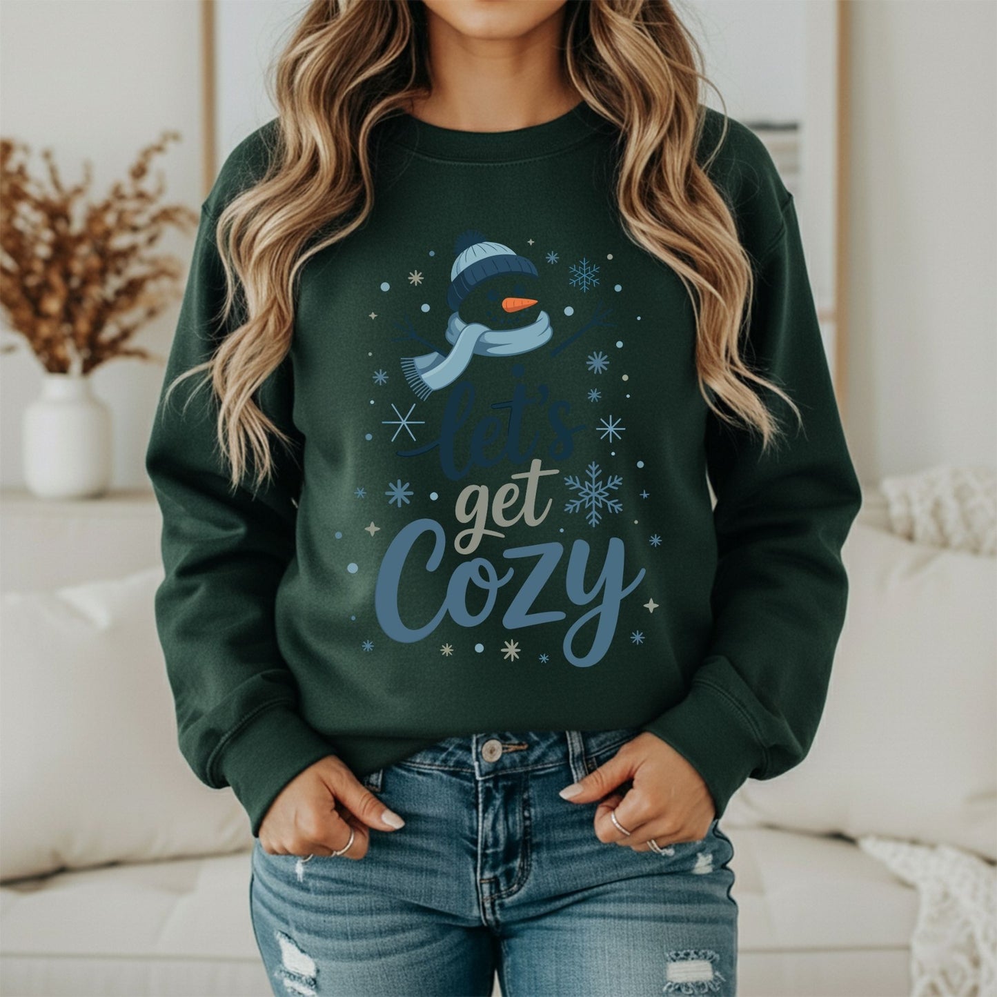 Snow Season Sweatshirt – Minimal Winter Graphic Design