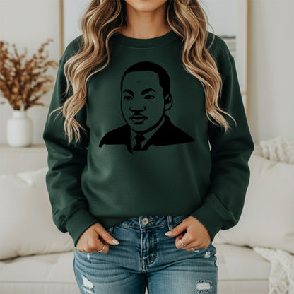 Martin Luther King Jr. Portrait Sweatshirt – Civil Rights Hero
