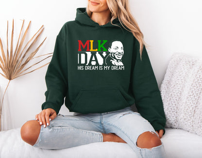 MLK Hope and Peace Hoodie – Inspirational Graphic Hoodie