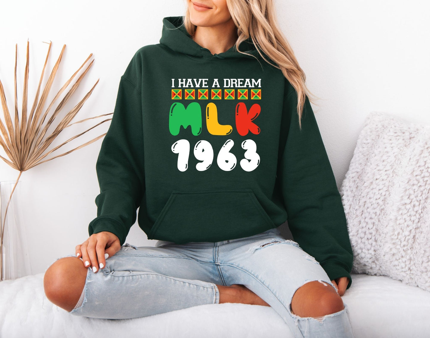 MLK Equality Quote Hoodie – Freedom & Justice Graphic Unisex
