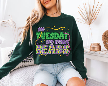 Mardi Gras Celebration Wear Sweatshirt