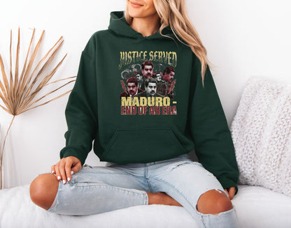 Arrest Maduro Hoodie – Freedom for Venezuela Political Graphic