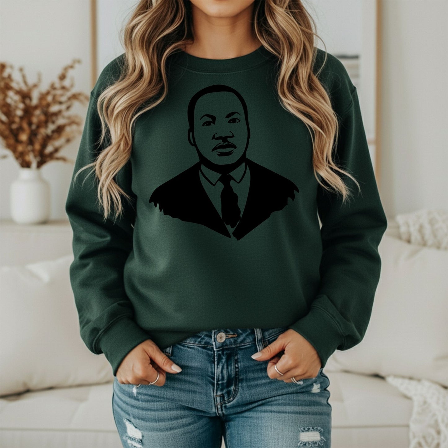 Martin Luther King Jr. Unity & Freedom Sweatshirt – Inspirational Graphic