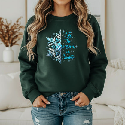 Snowy Winter Sweatshirt – Cozy Cold Season Graphic