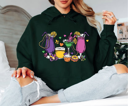 Mardi Gras Hoodie – Festival Night Outfit