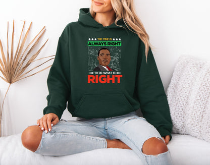 Martin Luther King Jr. Legacy Hoodie – Peace and Unity Design