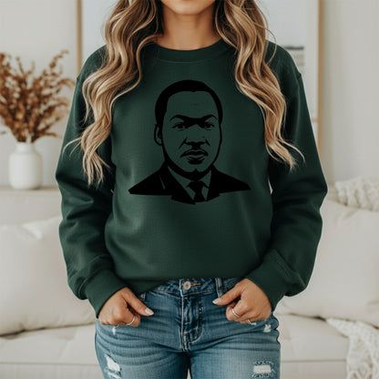 Martin Luther King Jr. Inspirational Sweatshirt – Civil Rights Icon Design