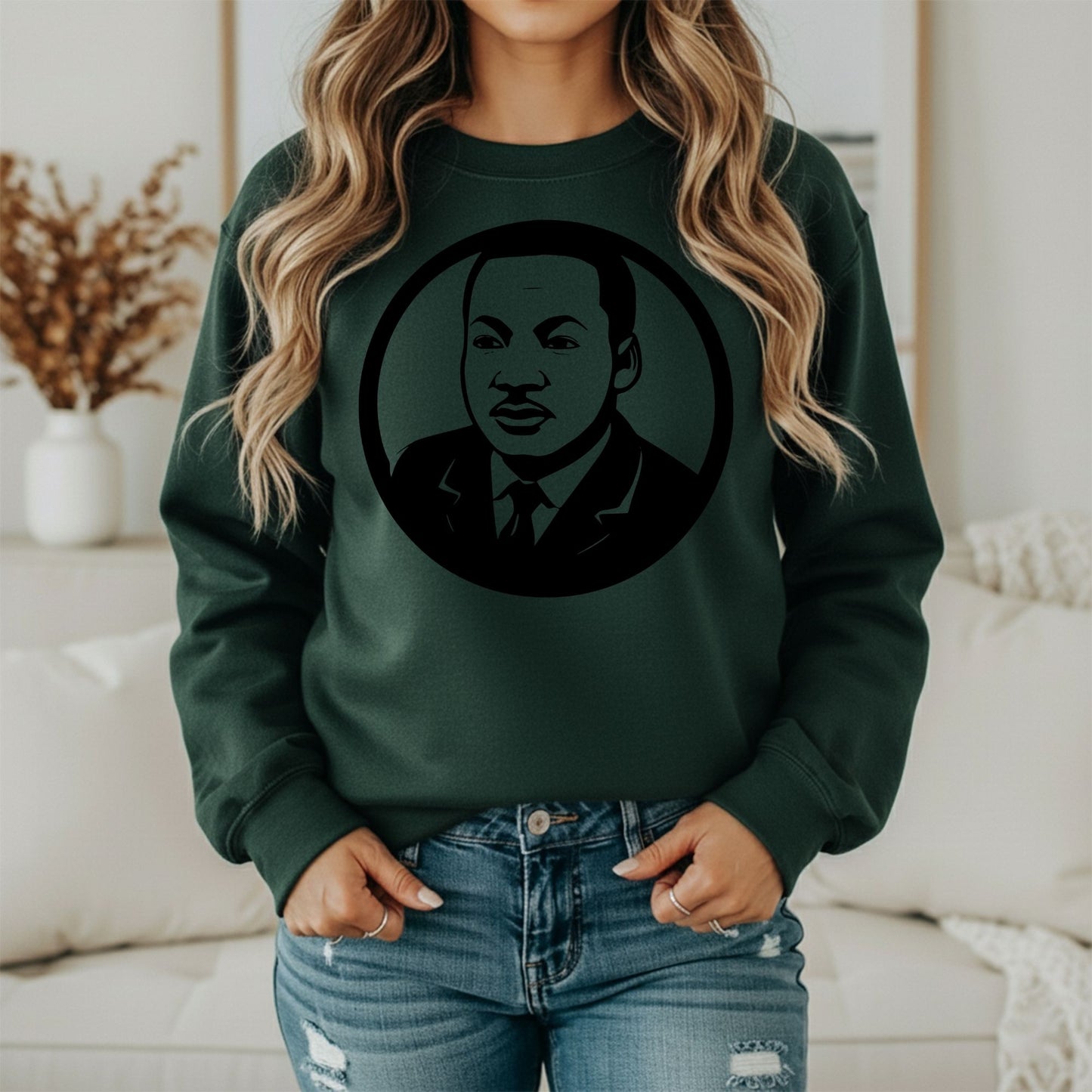 Martin Luther King Jr. Stand for Freedom Sweatshirt – Inspirational Quote