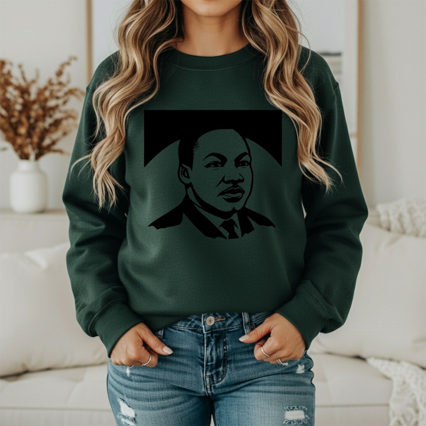MLK Freedom Quote Sweatshirt – Social Justice Statement