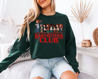 The Babysitters Club Graphic Sweatshirt – Retro Book Lover Unisex Pullover, Cozy Aesthetic Fan Sweatshirt