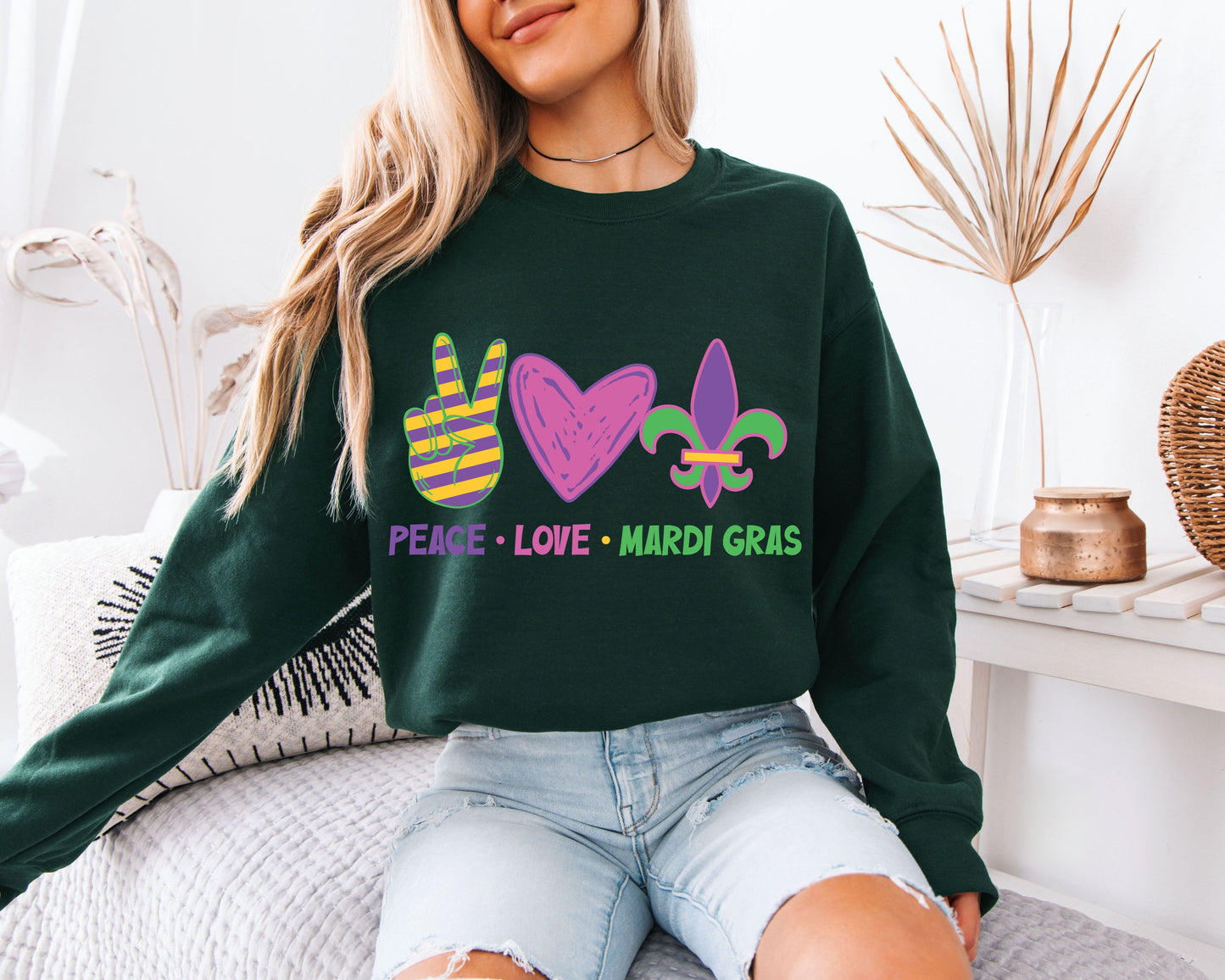 Parade Day Mardi Gras Sweatshirt