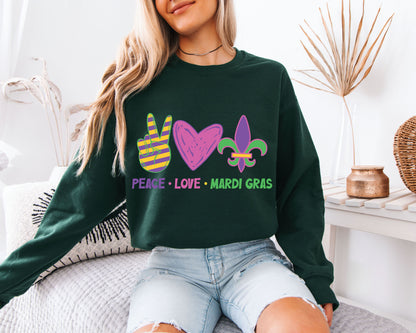 Parade Day Mardi Gras Sweatshirt