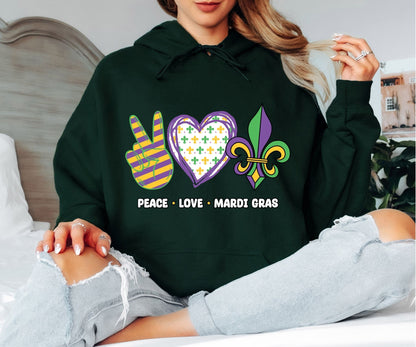 Mardi Gras Hoodie – Fat Tuesday Party Outfit