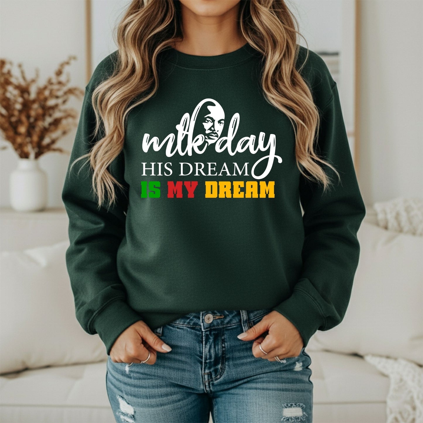Martin Luther King Jr. Freedom Movement Sweatshirt – Inspirational Graphic