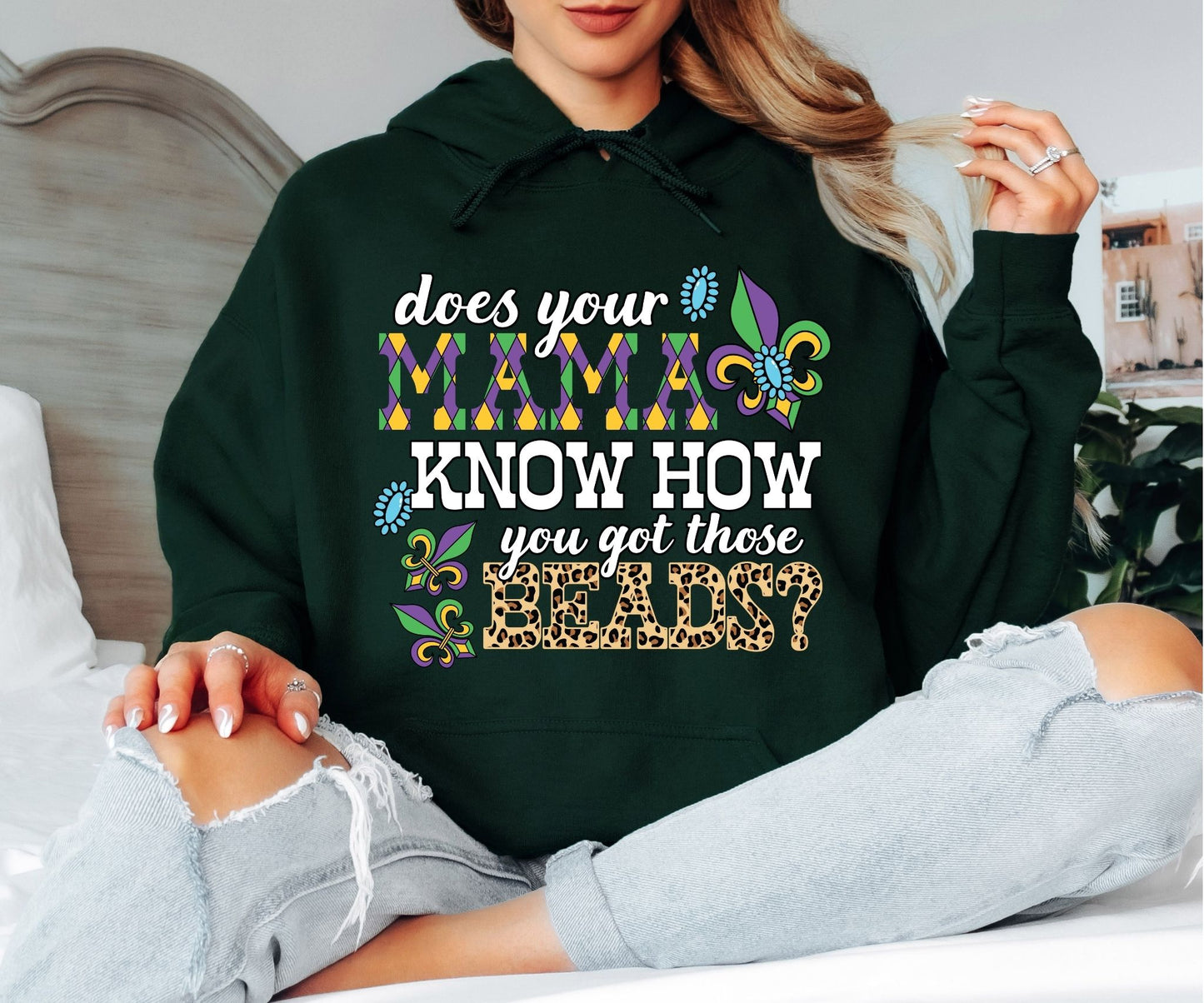 Mardi Gras Hoodie – New Orleans Party Wear