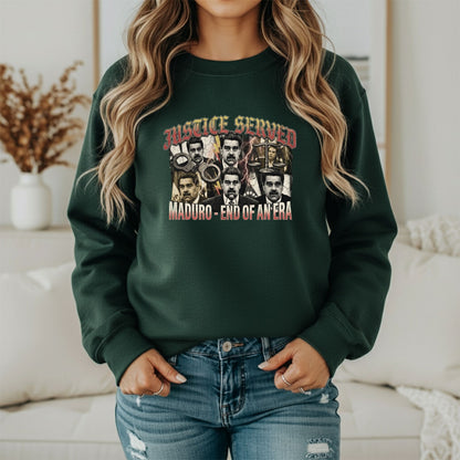 Maduro Arrest Sweatshirt – Democracy and Justice Protest Statement