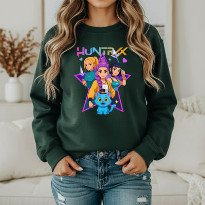 K-Pop Street Style Sweatshirt – Minimal Idol Aesthetic Design