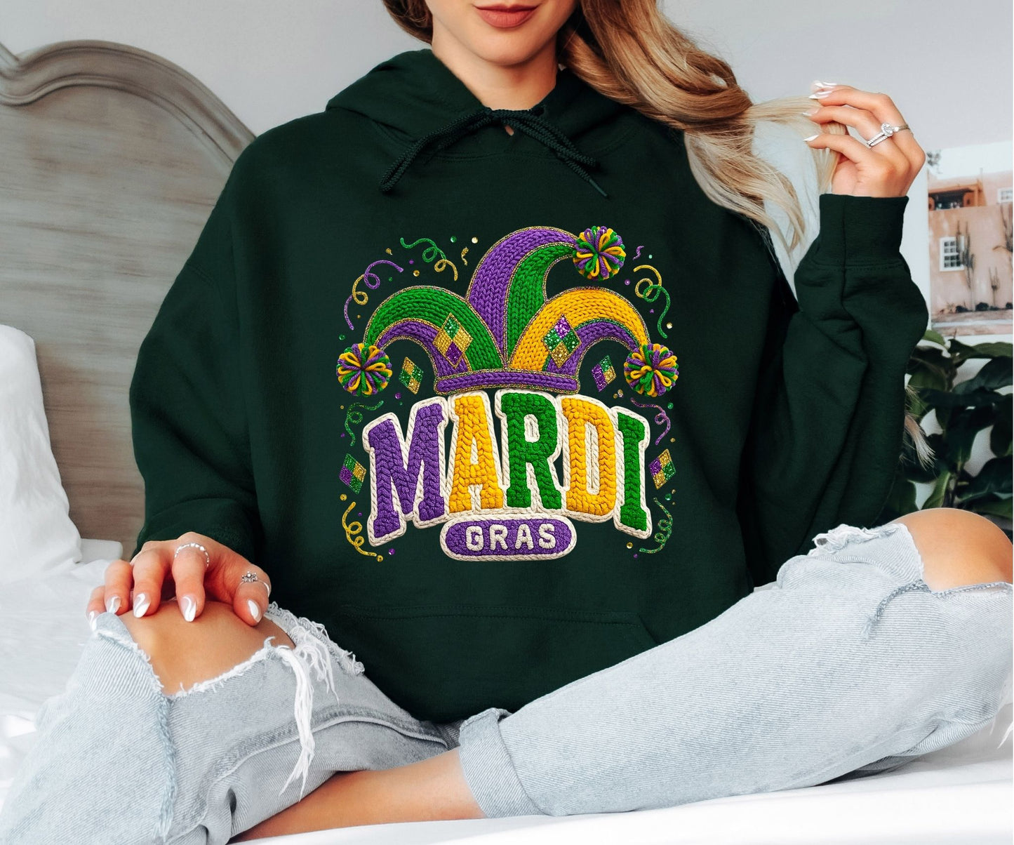 Mardi Gras Hoodie – Let the Good Times Roll Carnival