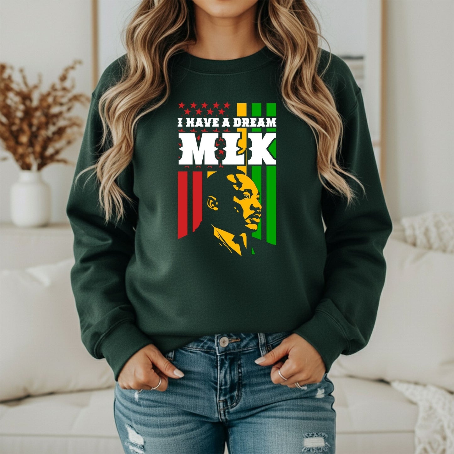 Martin Luther King Jr. Dream of Unity Sweatshirt – Iconic Rights Design