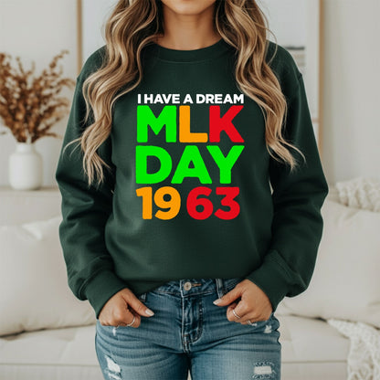 MLK Peace & Equality Sweatshirt – Civil Rights Graphic